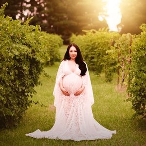 Maternity Lace Gown